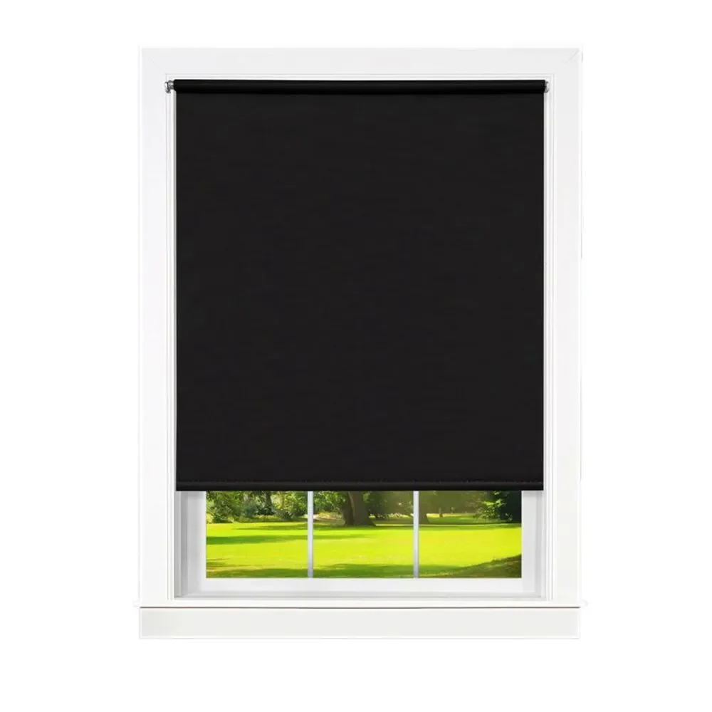 Achim Home Furnishing: Teardown Room Darkening 8 Gauge Cordless Blackout Black